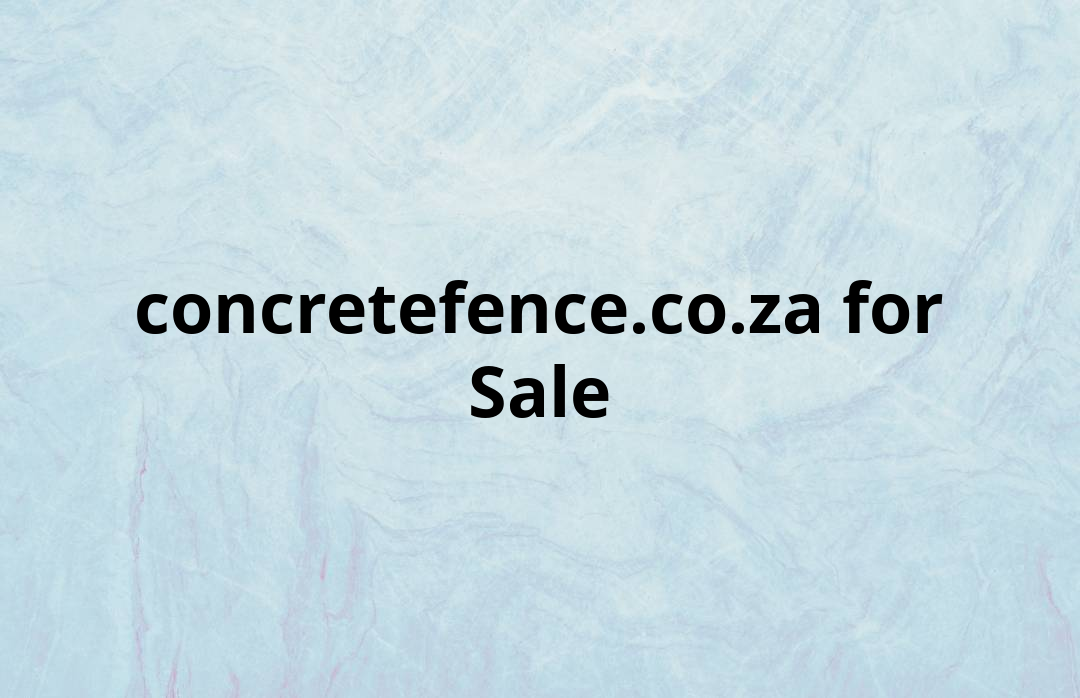 concrete fence