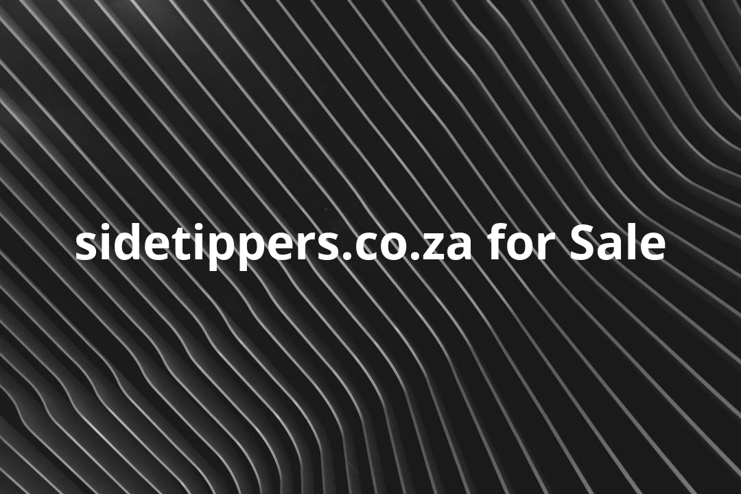 side tippers
