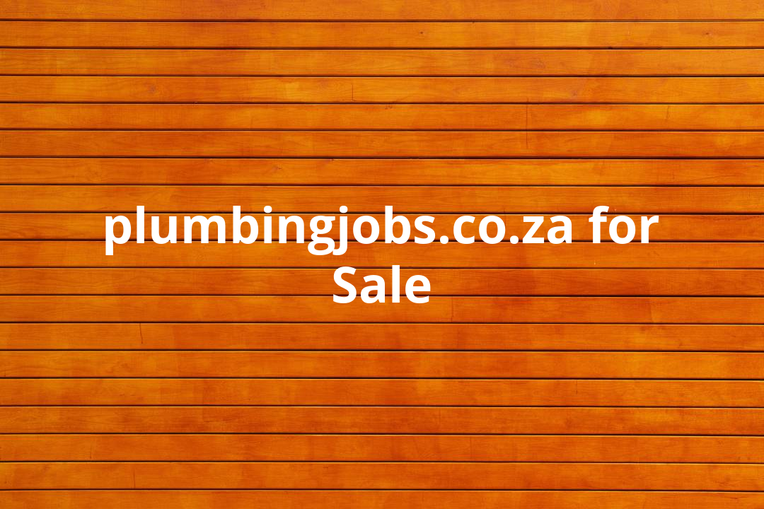 plumbing jobs