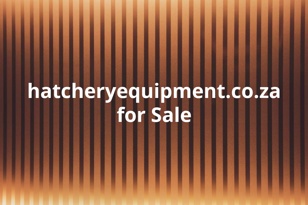 hatchery equipment