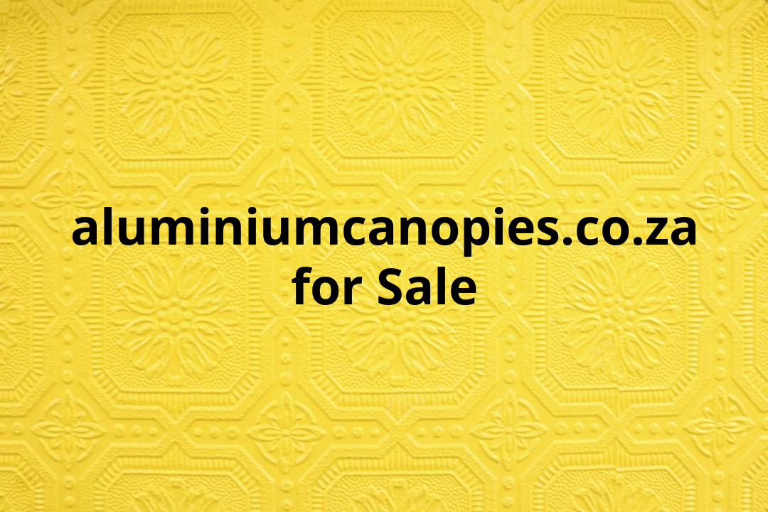 aluminium canopies