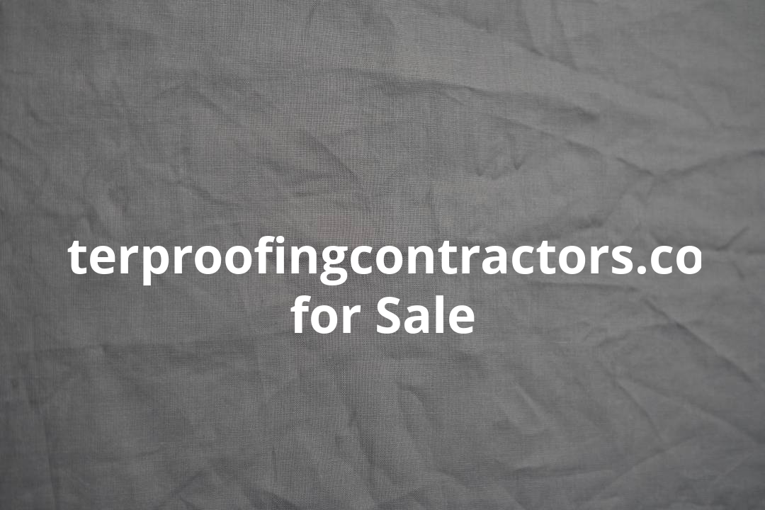 waterproofing contractors