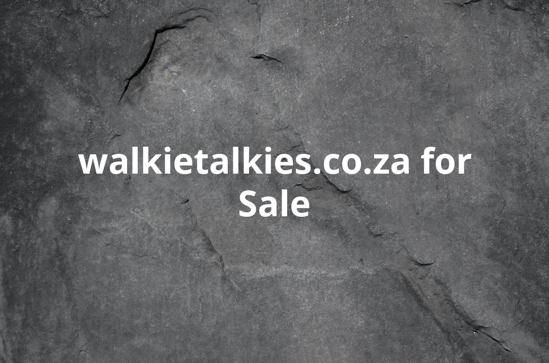 walkie talkies