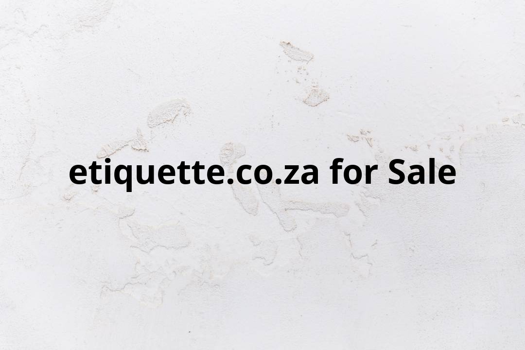 etiquette