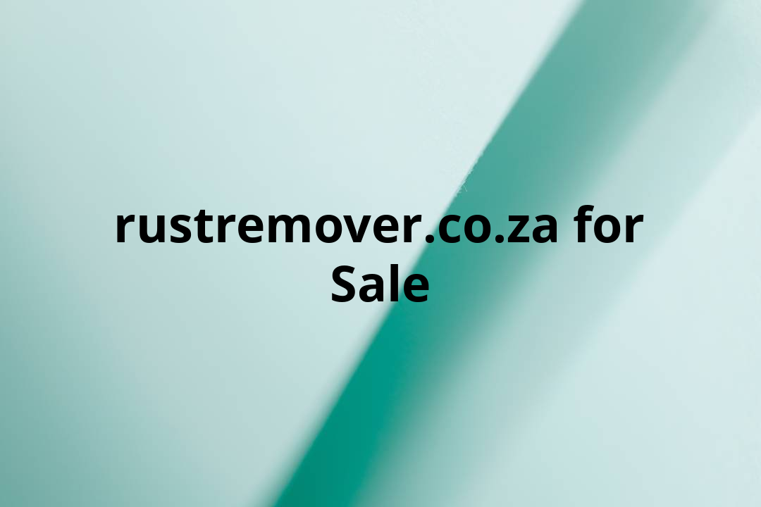 rustremover.co.za rust remover