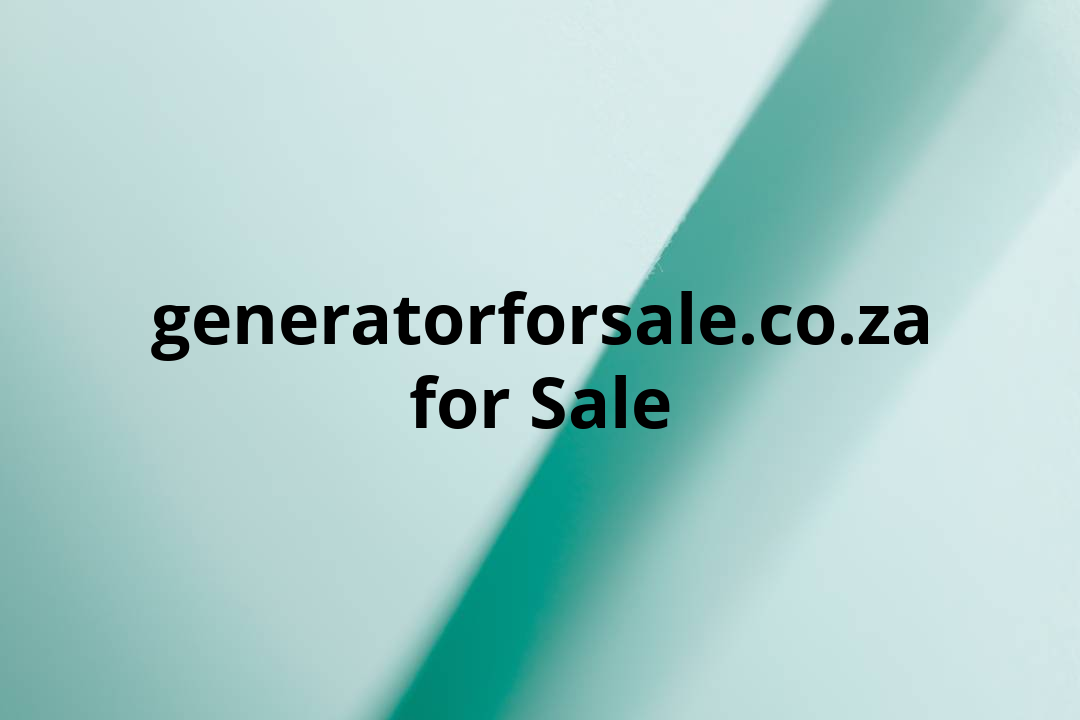 generator for sale