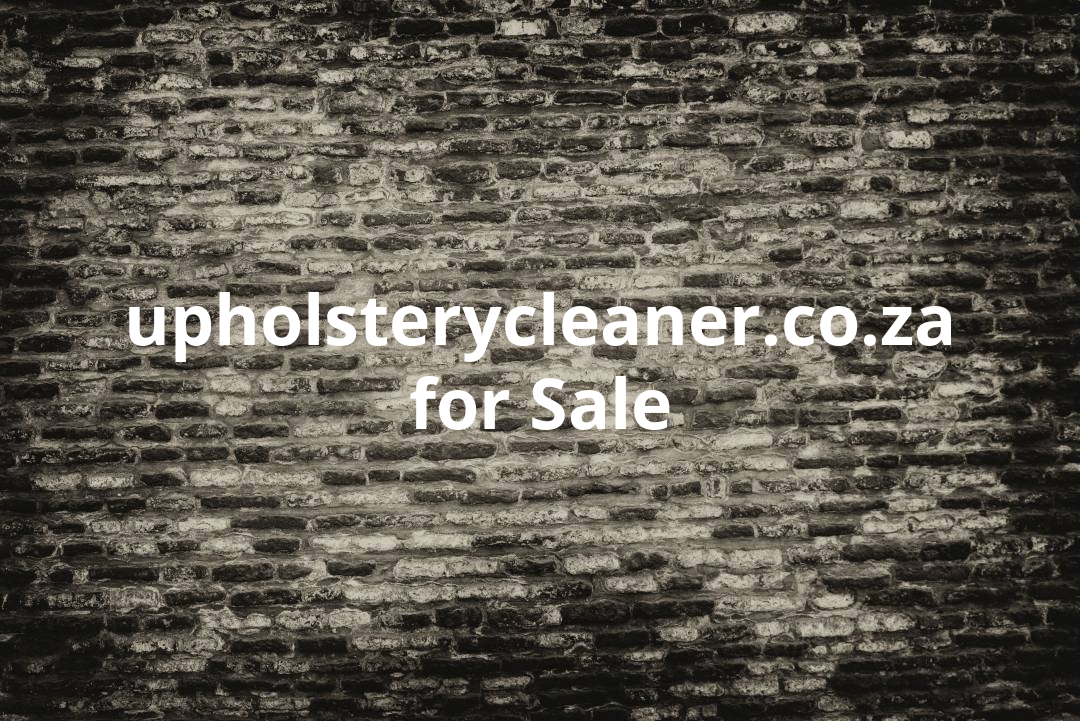 upholstery cleaner