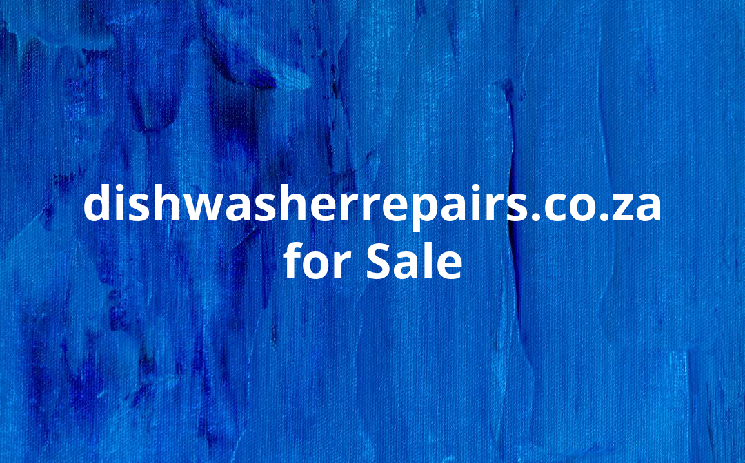 dishwasher repairs