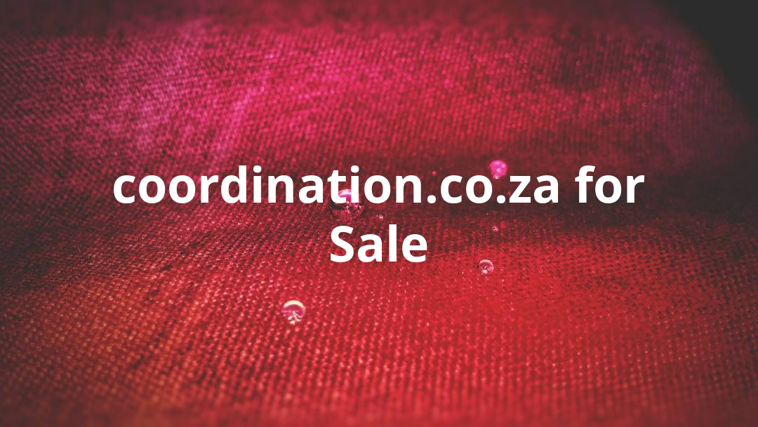 coordination.co.za coordination